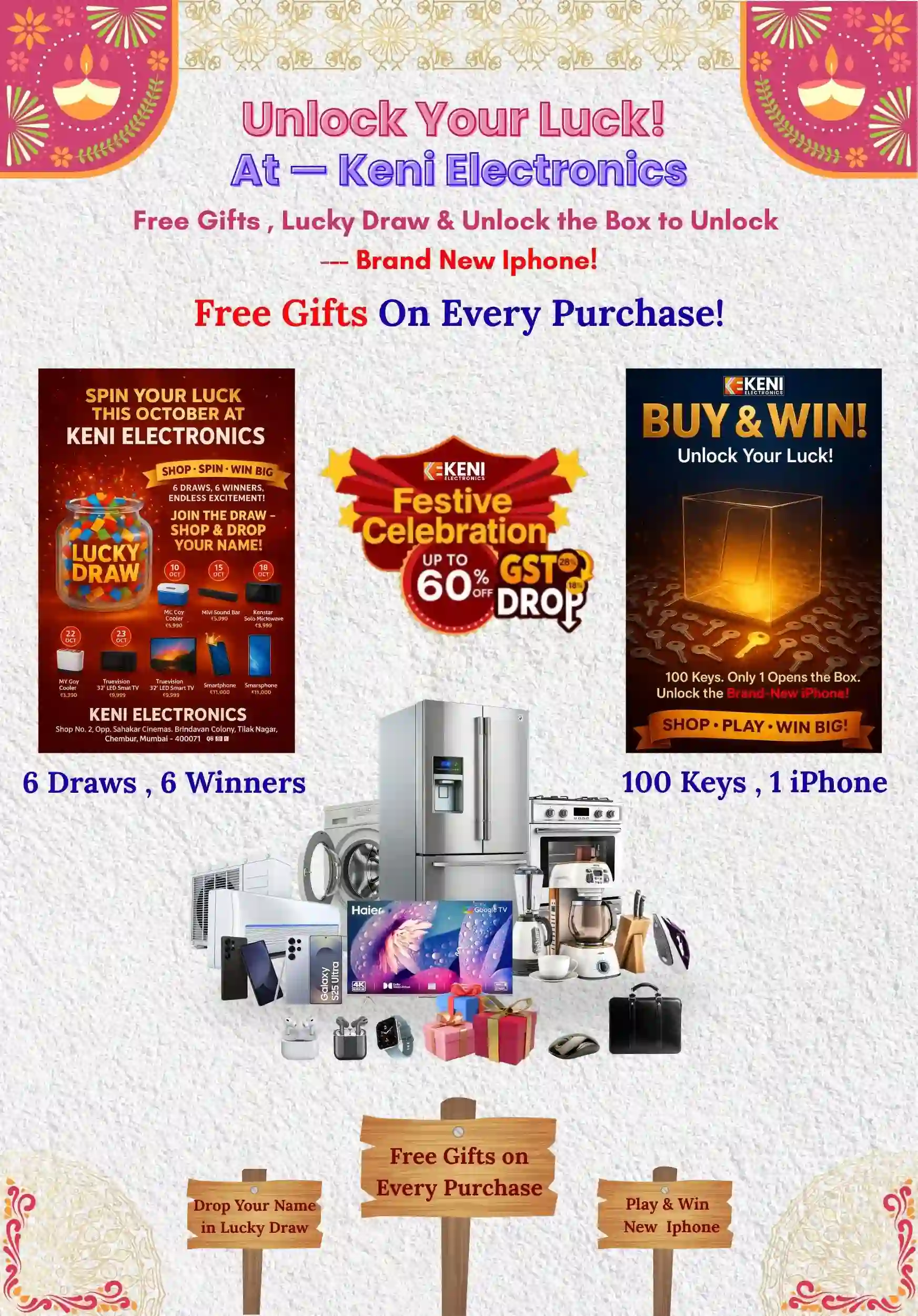 Keni Electronics Diwali Offers Buy Win Keni Electronics Diwali Offers Buy Win Keni Electronics
