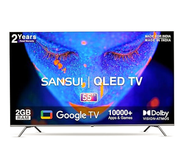 Sansui 55 inch 4K Ultra HD Smart QLED Google TV (JSW55GSQLED)