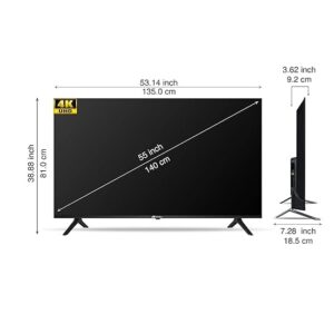 Sansui 55 inch Ultra HD 4K LED Smart Android TV Display Size