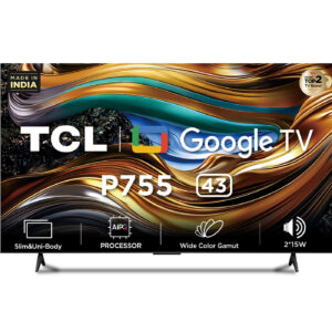 TCL 43 Inch Ultra HD 4K Google TV (43P755) - Dolby Atmos Audio System HDR10 plus