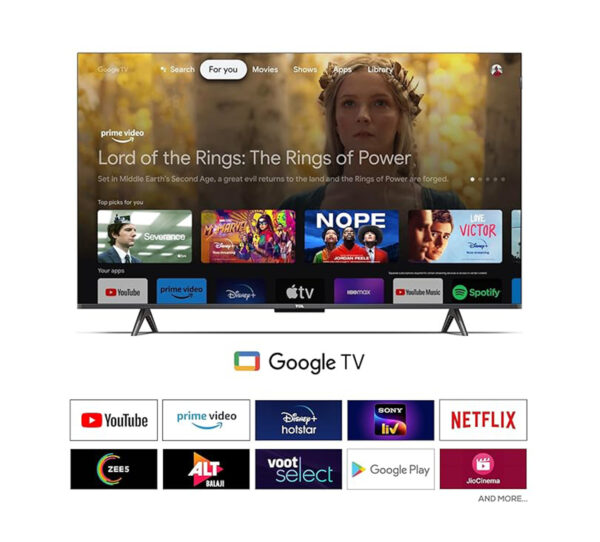 TCL 43 inch 4K Ultra HD Smart QLED Google TV feature