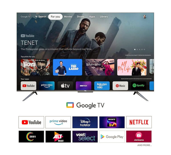 TCL 55 inch 4K Ultra HD Smart QD-Mini LED Gaoogle TV Feature