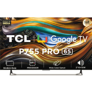 TCL 65 inch Ultra HD 4K Google TV (65P755 PRO) Dolby Atmos Audio System HDR10