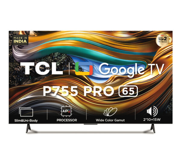 TCL 65 inch Ultra HD 4K Google TV (65P755 PRO) Dolby Atmos Audio System HDR10