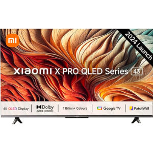 MI 43 inch X Pro QLED Series Smart Google TV (L43MA-SIN) Dolby Audio 4K HDR Dolby Vision