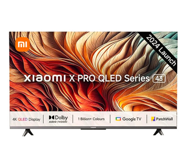 MI 43 inch X Pro QLED Series Smart Google TV (L43MA-SIN) Dolby Audio 4K HDR Dolby Vision