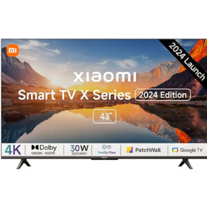 MI 43 inch X Series 4K LED Smart Google TV (L43MA-AUIN)