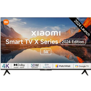 MI 50 inch X Series 4K LED Smart Google TV (L50MA-AUIN) Dolby Audio - ‎One Click Prime