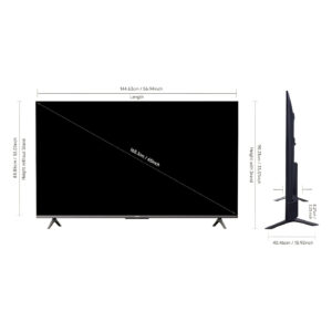 MI 65 inch X Pro QLED Series Smart Google TV Display Size