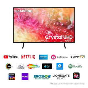 Samsung 55 inch 4K Ultra HD Smart Tizen LED TV channels