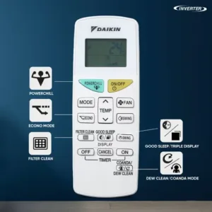 Daikin FTKL90XV16 2.6-Ton 3-Star Inverter AC Remote
