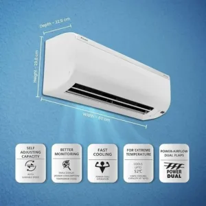 Daikin FTKM35XV16 1-Ton 3-Star AC Dimentions