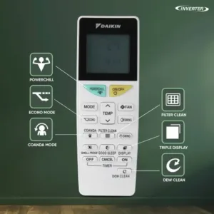 Daikin FTKM35XV16 1 Ton AC Remote