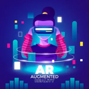 augmented reality concept illustration