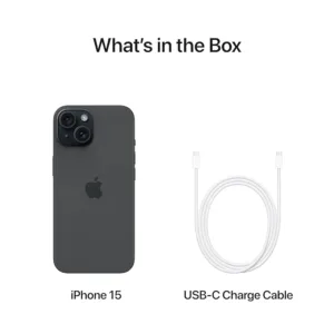 Iphone 15 Black SmartPhone Box