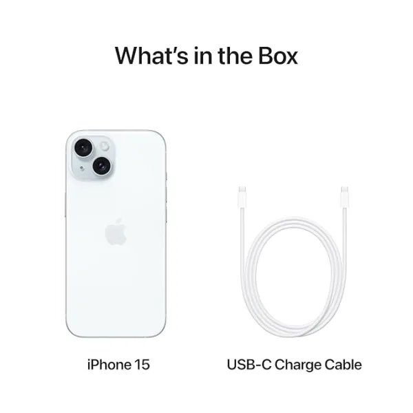 Iphone 15 Blue SmartPhone Box