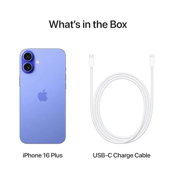 iPhone 16 Plus Blue phone box