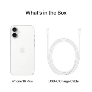 iPhone 16 Plus White phone box