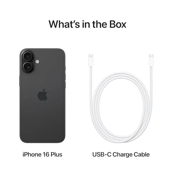 iPhone 16 Plus Black phone box