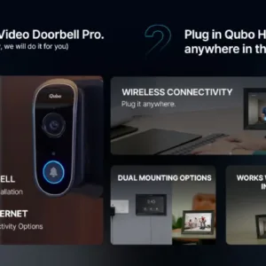 Qubo Video Doorbell PRO INSTAVIEW Installation