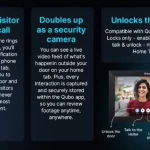 Qubo Video Doorbell PRO INSTAVIEW Work
