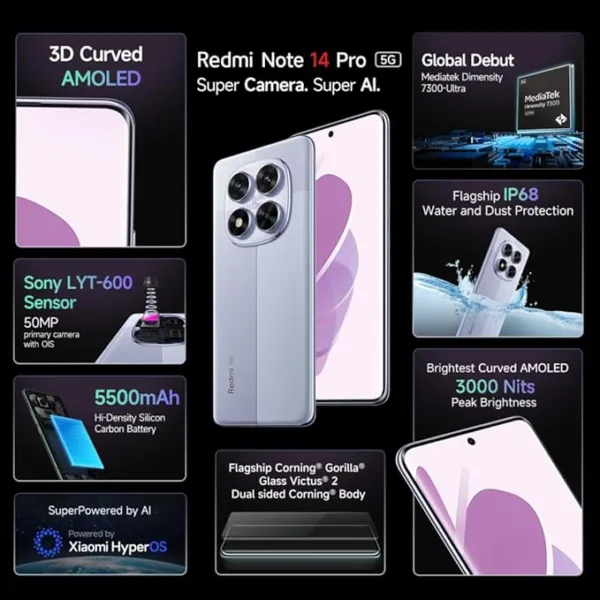 Redmi_14Pro_5G_PhantomPurple_Smartphone_Features