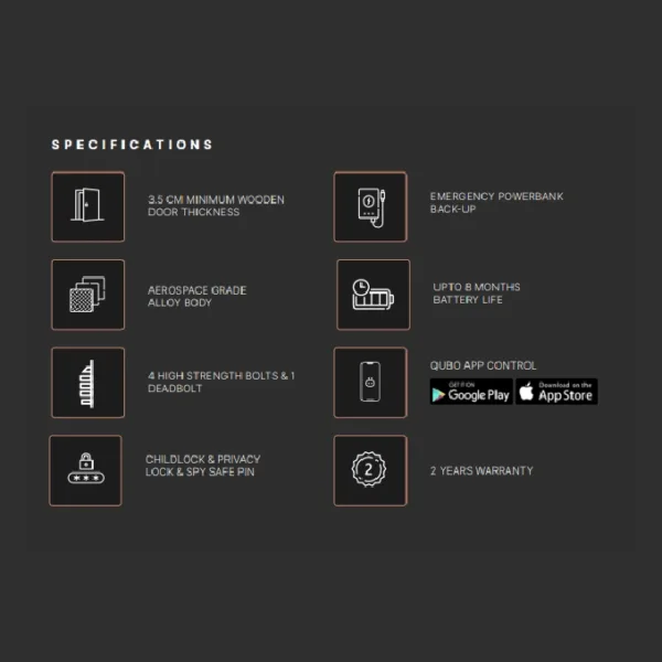 Smart Door_Lock_ULTRA_Specification