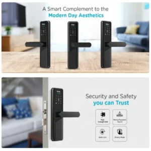 Smart Door Lock Black Prima Security