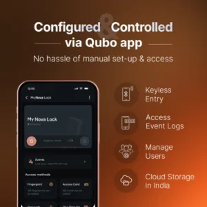 smart doorlock Nova Copper Qubo App