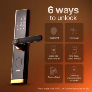 smart doorlock Nova Copper Ways Unlock