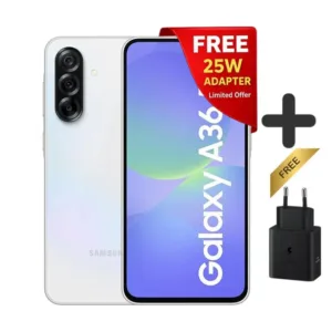 Samsung Galaxy A36 5G – Awesome Intelligence | 4nm Snapdragon Processor | Flagship Grade Selfie Camera | Free Adapter