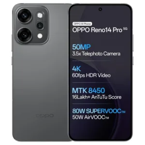Oppo Reno 14 Pro Titanium Grey Smartphone
