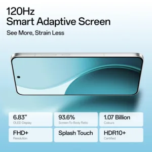 Oppo Reno 14 Pro White Smartphone Adaptive Screem