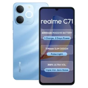 Realme C71 – (4GB/64GB) 6300mAh Battery | 6.75" HD+ 90Hz Display | Android 15