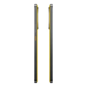 Realme GT 7T Racing Yellow smartphone side view