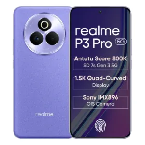 Realme P3 Pro Galaxy Purple Smartphone Front