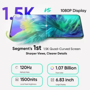 Realme P3 Pro Galaxy Purple Smartphone Display Features