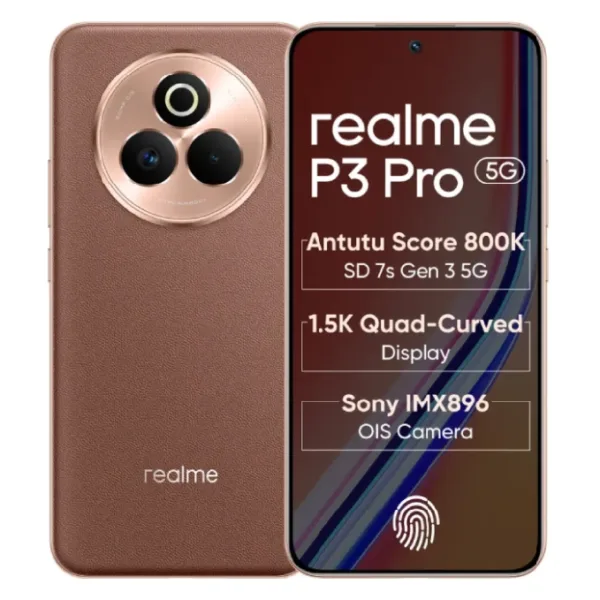Realme P3 Pro Saturn Brown Smartphone Front