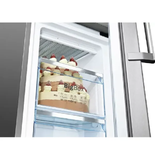 Bosch FF KGN56LB42I Black Refrigerator More Freezer Space