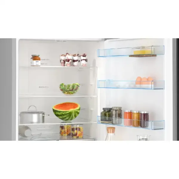 Bosch FF kgn56cx41i Brushed Black Fridge Inside