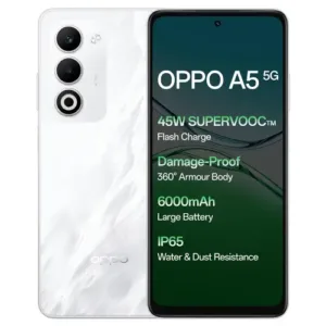 OPPO A5 5G - 6.67" 120Hz Display | 6000mAh Battery | 50MP Dual Camera | IP65 | 45W SUPERVOOC