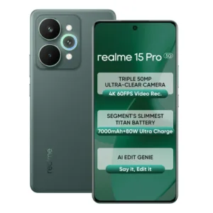 Realme 15 Pro 5G:  6.8" 144Hz AMOLED | Snapdragon 7 Gen 4 | 7000mAh | 50MP Front Cam | IP69 | 80W