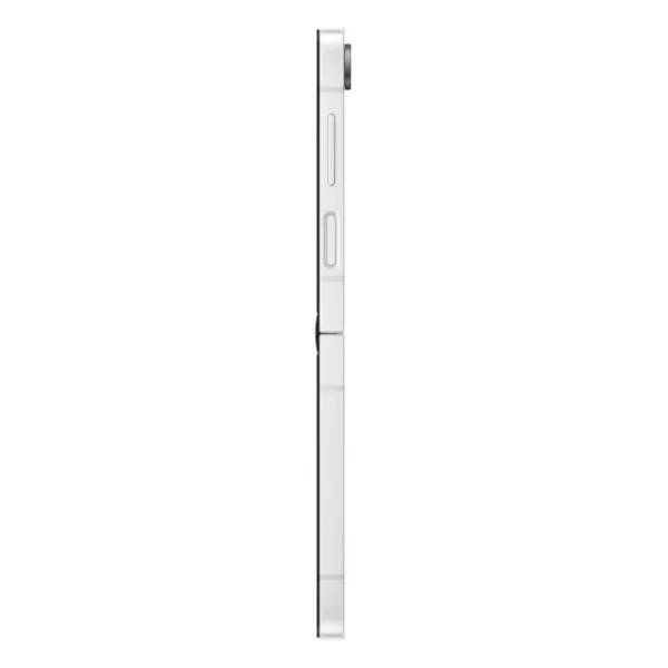Samsung Galaxy Z Flip7 FE White Side View