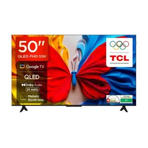 TCL 50S5K 50 Inch QLED Smart Google TV | Full HD HDR Display, Google TV, 24W Speakers, Wi-Fi & OTT Apps