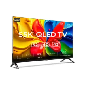 TCL 32-inch Full HD Smart QLED Google TV 32S5K Angled View