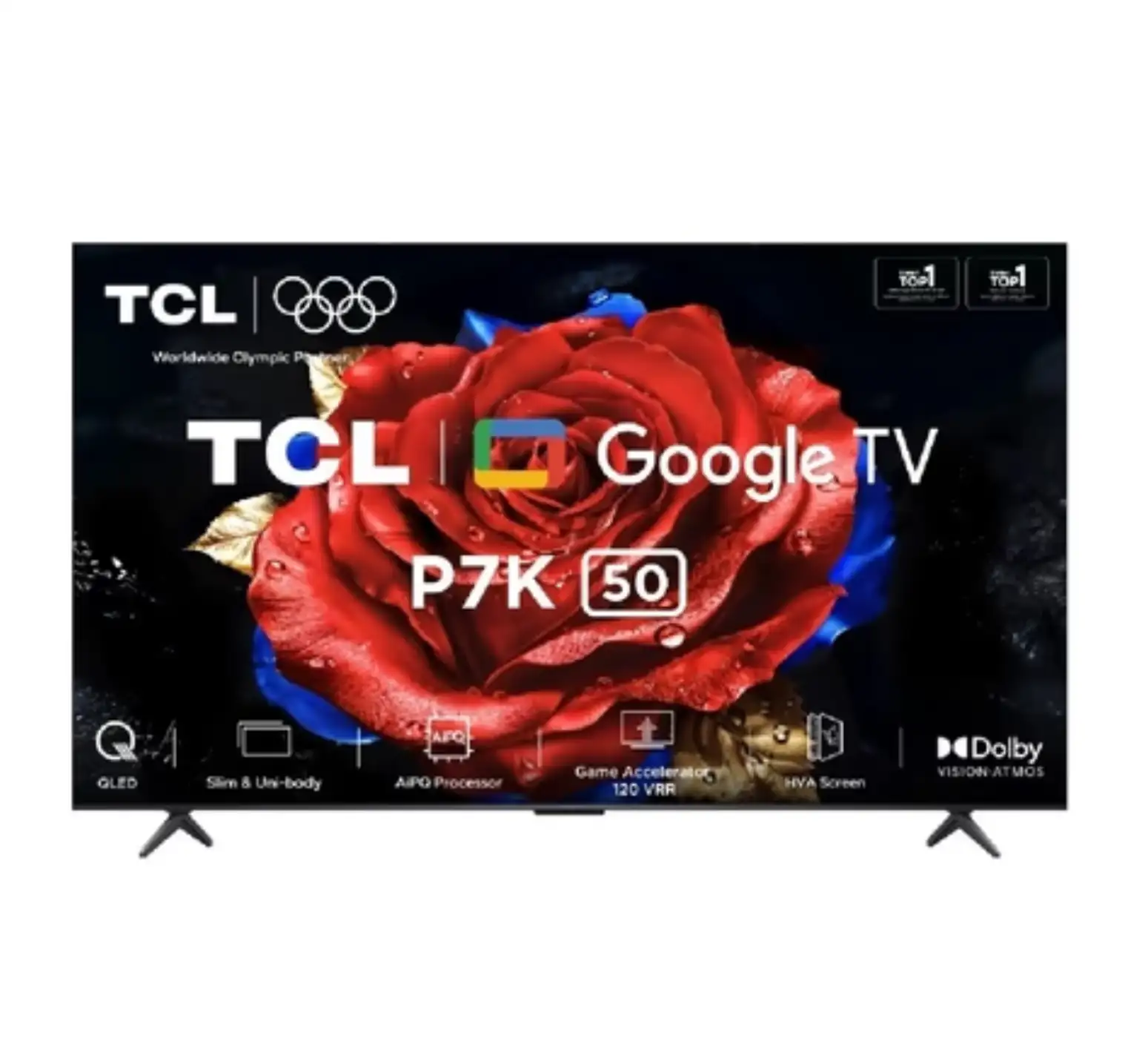 TCL 50-inch QLED Smart TV Design Look