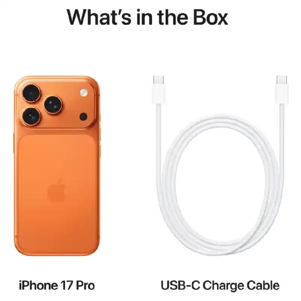 Apple iPhone 17 Pro Cosmic Orange Box
