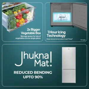 Haier HRB 3502BS P Refrigerator Jhukna Mat 1 Keni Electronics