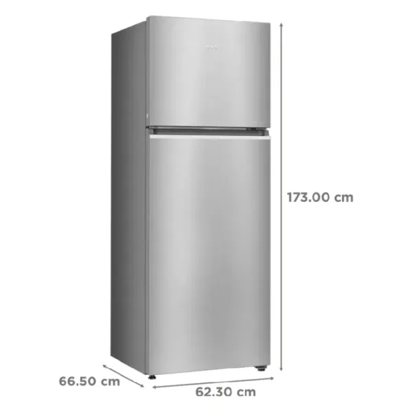 Haier HRF-4083BIS-P 358L 3 Star Frost Free Double Door Refrigerator Dimention