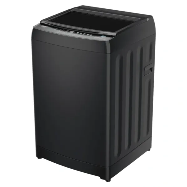 Haier HWM105-316BK 10.5 Kg 5 Star Top Load Washing Machine Side Look